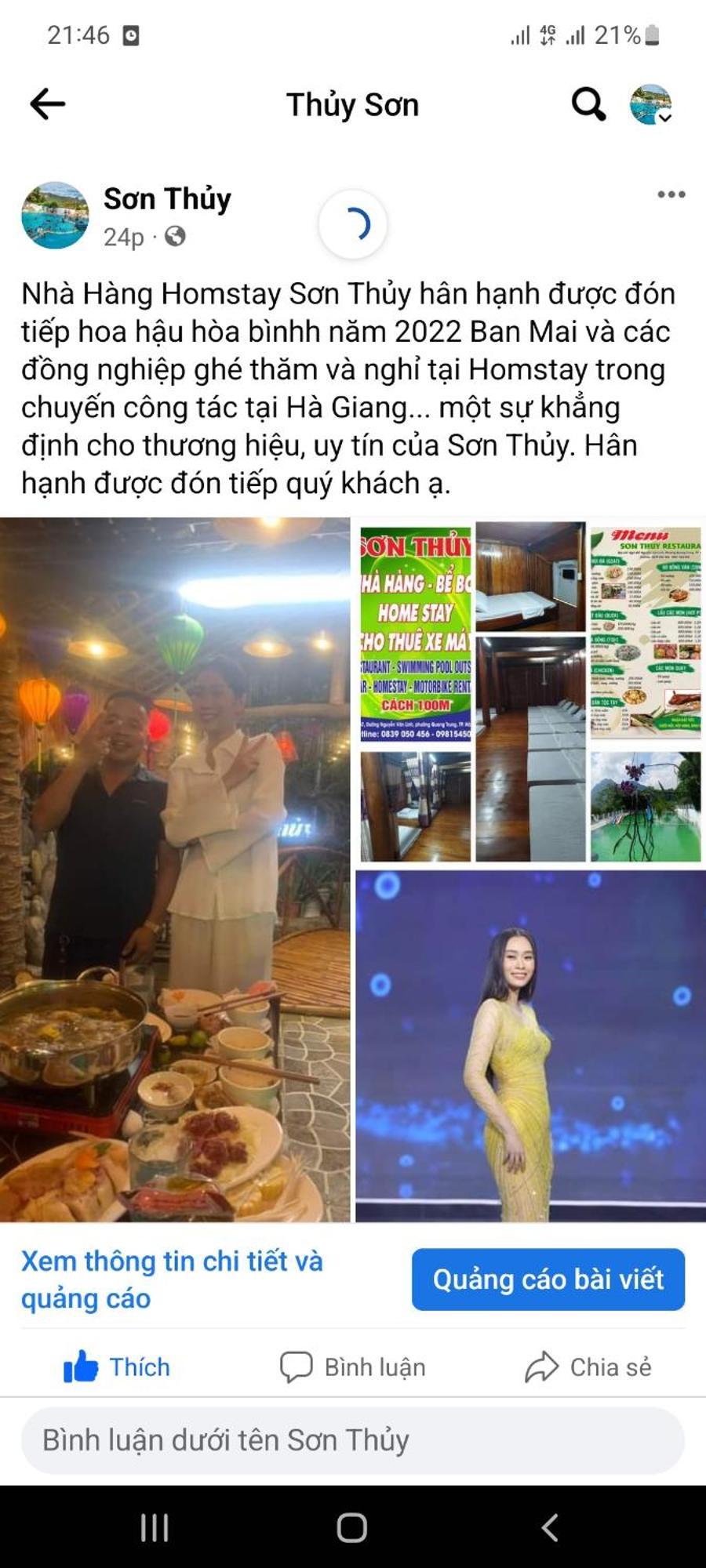 Son Thuy Homestay Hà Giang Eksteriør billede